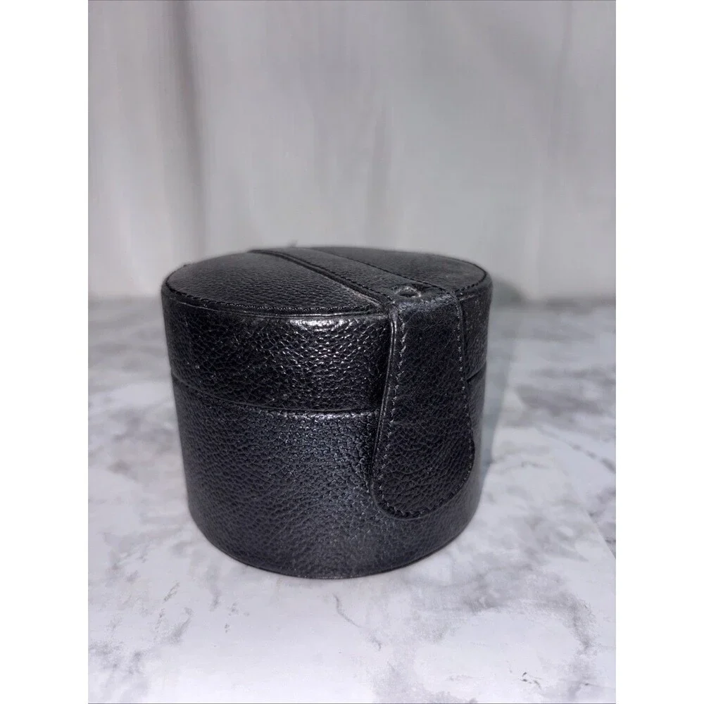 Jewelry Case Travel Size Removeable top tray Black Snap Case